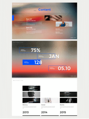 011  Portfolio,presentation, year-end report template, graduation project template