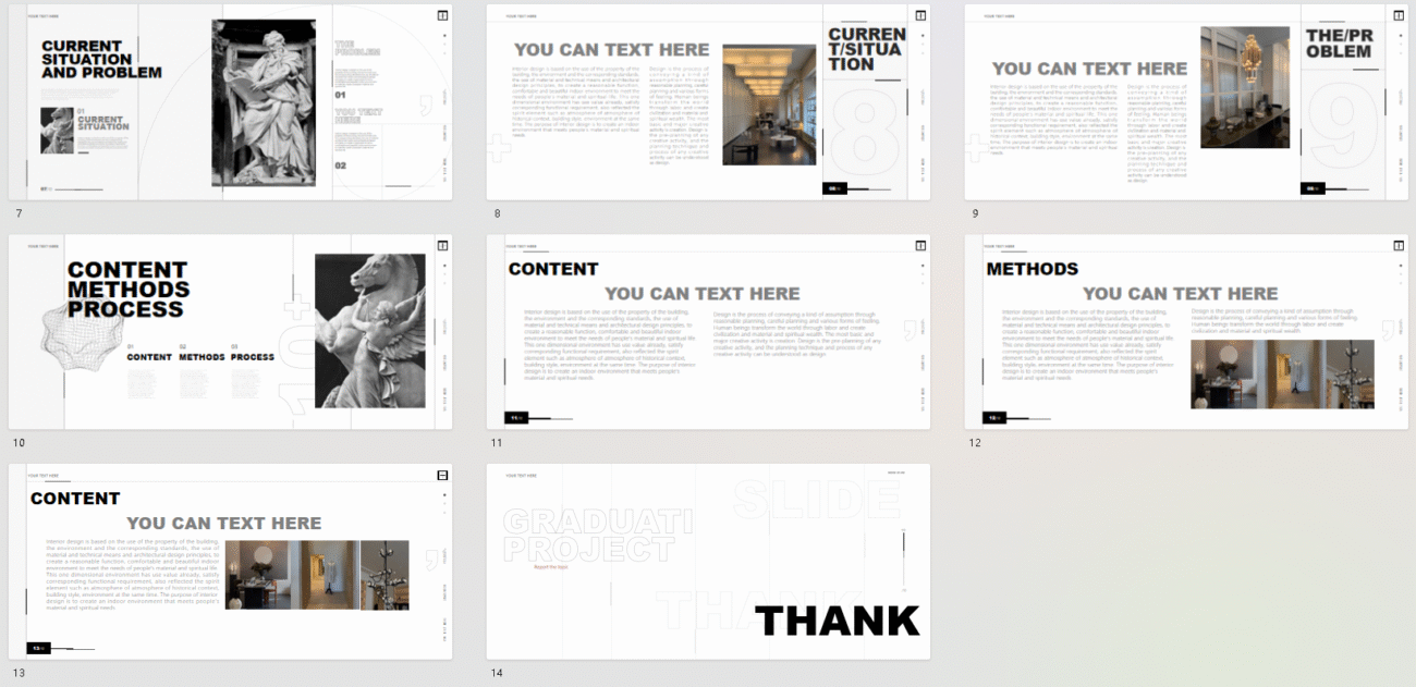 007  Portfolio,presentation, graduation project template, year-end report template