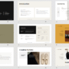 008  Portfolio,presentation, year-end report template, graduation project template
