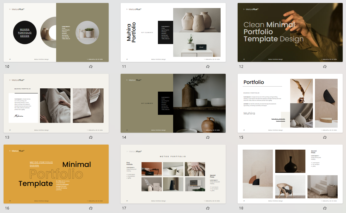 008  Portfolio,presentation, year-end report template, graduation project template